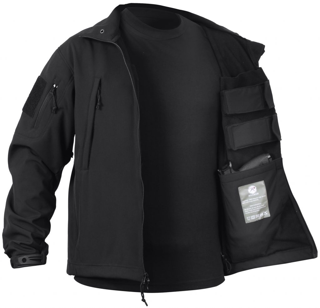 Куртка мембранная для скрытого ношение оружия Rothco Concealed Carry Soft Shell Jacket